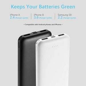 China Odm 2.4A portable External Battery Charger Phone Power Bank For Samsung Galaxy supplier