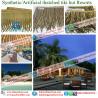 AT-000 Synthetic Palm Thatch Tiki Huts |Artificial Thatch Panels bar