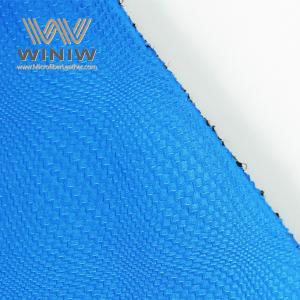 1.4mm Thick Blue Retro PU Leather Micro Shoes Upper Making Leather