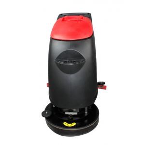 Red Small Battery Powered Floor Scrubber / Tile And Wood Floor Cleaning Machines