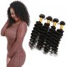 8A Soft Blonde Deep Wave Hair Extensions Natural Black Customized Length