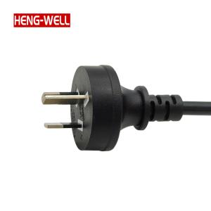 SAA Certified 3 Pin Power Cord 10A 250V Power Supply Cord with Au Plug for PC/Computer/Laptop C13/C5 3 Pin for Home Appliance Convenient and Durable AC DC Power Cord with SAA Plug