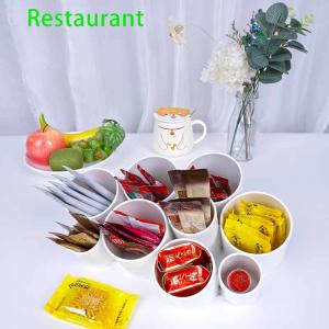 Plastic Multi Function Pen Holder Restaurant Desk Organizer Sets