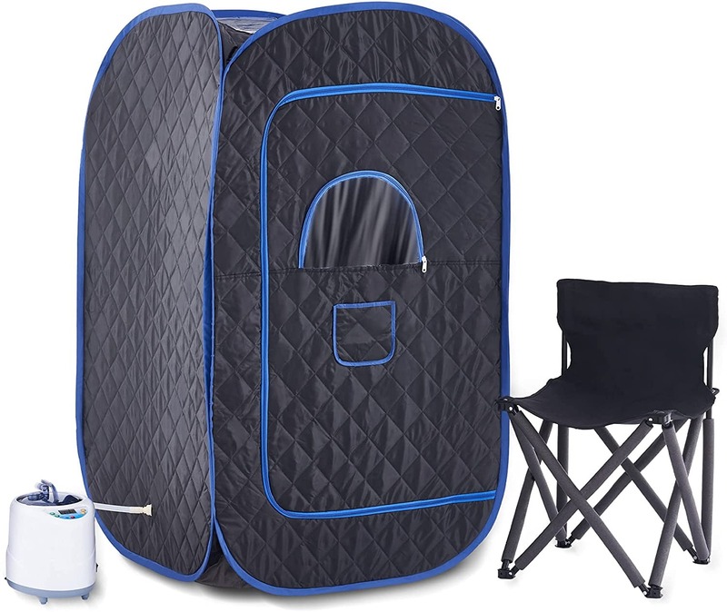 China Modern Portable Sauna for Home Office and Travel Home Sauna for Dry Spa and Steam Sauna with Remote Control Steam Tent supplier