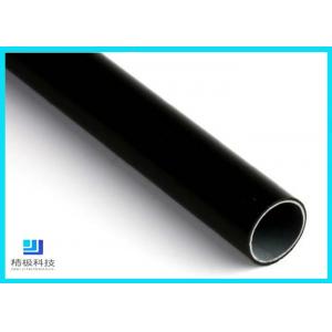 China Black Eco-Friendly  Anti-static Lean Pipe Plastic Coated Steel Pipe For Workshop supplier