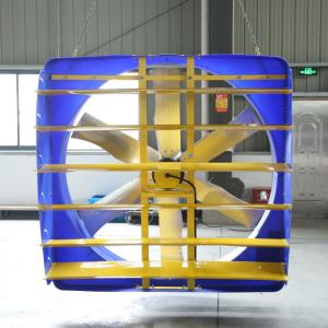 72" Livestock Circulation Fan PMSM Motor Wind Powered Industrial Cooling Fan