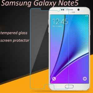 samsung NOTE5 best tempered glass screen protector full screen 0.33mm ultrathin Scratch-Resistant shatterproof invisible