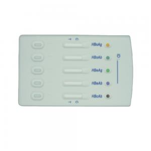 In Vitro Hepatitis B Rapid Test Kit For Hbsag HBV Multi 5 Test Panel