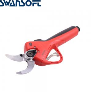 China Swansoft 4.0CM Electric Pruning Shears Pruners Scissors for Pruning with LED Display Finger Protection/Progressive Cut supplier