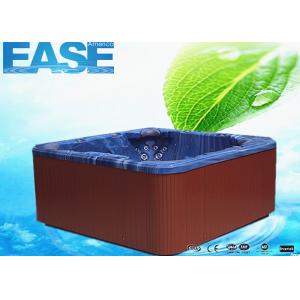 China Balboa control acrylic shell square massage outdoor 6 seat hot tub with two therapy collar supplier