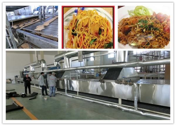 Full Automatic Fried Instant Noodles Manufacturing Machine Large Production