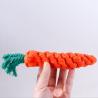 Carrot Shape Durable Dog Toys , Interactive Puppy Chew Toys 23 * 2 . 5CM