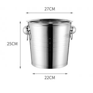3L Stainless Steel Wine Containers Party Metal Champagne Bucket