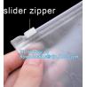 standar stand up zipper packaging food automatic slider zipper bag making