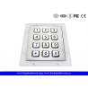 Stainless Steel Industrial Numeric Keypad Vandal High Resistance For Access