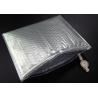 China 8x12'' Container Loads Sea shipping Metallic Foil Padded Envelope Mailers Postage Zipper Bubble Bag wholesale