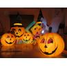 China Party Decoration 0.55mm Inflatable Pumpkin Halloween With Light wholesale