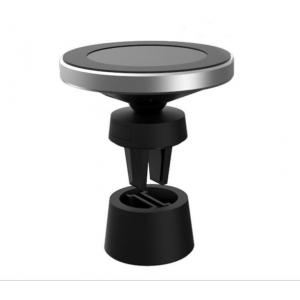 China 2 In 1 Wireless Charging Car Mount ,  Air Vent Car Phone Holder Wireless Charger Black Color supplier