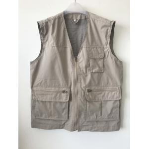 Mens classic vest，mens waist coat, vest 046 in 100% cotton fabric, stone/beige colour, S-3XL