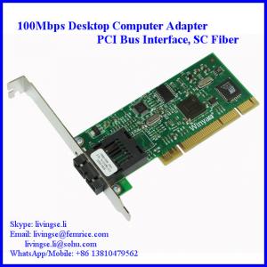 China 100Mbps NIC Card, PCI Desktop Computer Fiber Optic Network Adapter, SC Fiber, FM559FX-SC supplier