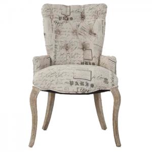 China antique armchair tufted chair restaurant armchairs wood and fabric chairs accent chair supplier