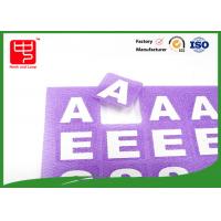 China Reusable Die Cut  Alphabet Letters , self adhesive  dots With Printing Words on sale