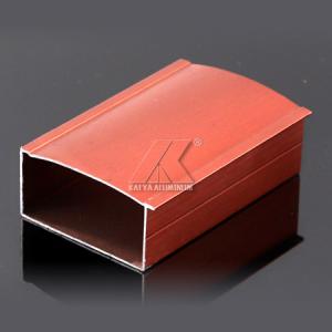 China Bright Red Aluminium Cabinet  , Aluminium Kitchen Furniture No Peculiar Smell supplier