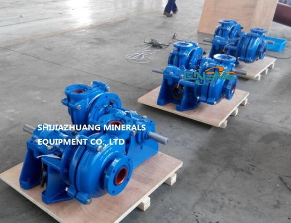 Un modelo más pequeño de la bomba resistente de la mezcla usada para la prensa de filtro de la descarga del molino con los impeledores duros cerrados del metal