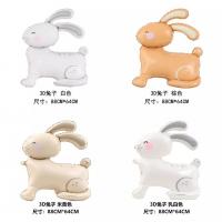 China 3D Easter Bunny Rabbit Foil Balloons for Party Decoration Kids Gift Baby Shower on sale