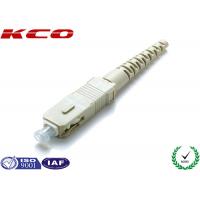 China Mutil Mode Simplex SC/PC Fiber Connector Push Pull 0.9mm - 3.0mm Diameter on sale