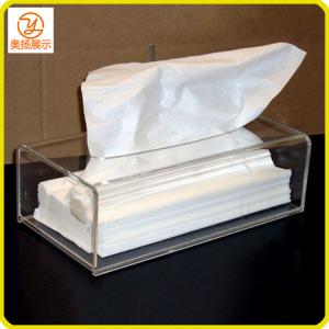 China customized all kinds of clear acrylic tissue box supplier