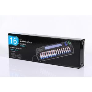 High Precision 16 Slots NIMH Battery Charger Plastic Shell RoHS And CE Standard
