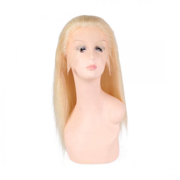 613 Blonde Brazilian Human Hair Lace Front Wigs Natural Straight Natural Looking