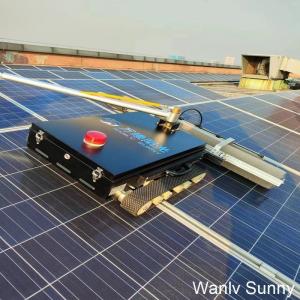 Solar Panel Cleaning Technology Solution Crawler Style Remote Control Cleaning Robot