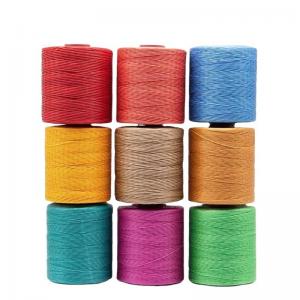 Leather Sewing Thread 1.0mm Flat Waxed Polyester Line for Customized Braided Decorations