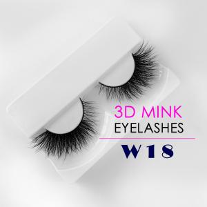25MM Lightweight False Eyelashes , Siberian Real Luxury Mink Lashes