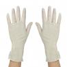 Non Slip Disposable Latex Examination Gloves , Disposable Rubber Gloves