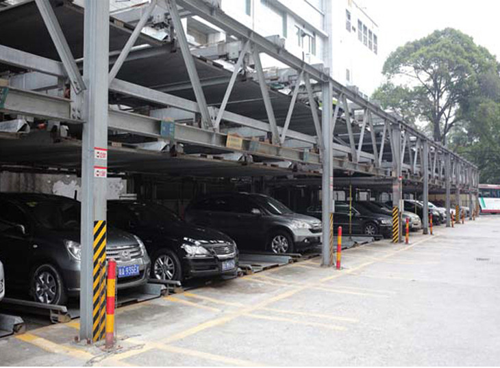 2-6 Niveles Sistema automático de estacionamiento rotativo de control por PLC