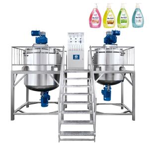 China Liquid Soap Making Machine Price Homogenizer Mixer Blender Mixing Paste Products wholesale