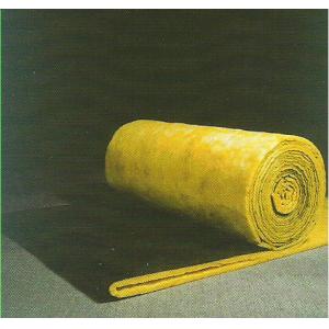 China Couverture de laine de verre d'absorption saine/petit pain de feutre confronté au tissu en verre noir supplier