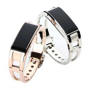 China Stainless Steel Smart Watch Leather Bracelet Mobile Phone supplier
