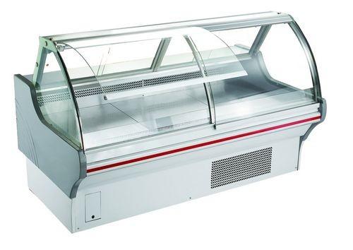 Food Warmer Deli Display Refrigerator With Glass Door For Hypermarket