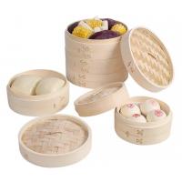 China Chinese 10cm Dim Sum Bamboo Steamers Eco Friendly 15cm 18cm 30cm on sale