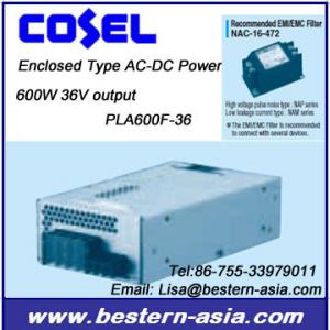 China Cosel PLA600F-36 600W 36V AC-DC Power Supply for Industrial supplier