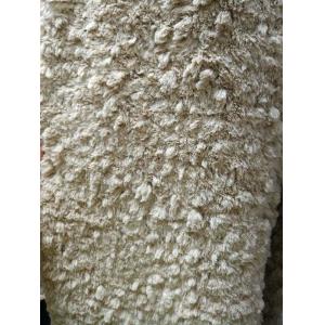 Camel Cut Flower Warp Knitted Fabric 610gsm