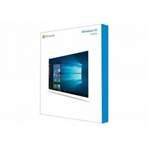 China Stable Microsoft Windows Software , Windows 10 Home Full Version 32 / 64 Bit Retail Box supplier
