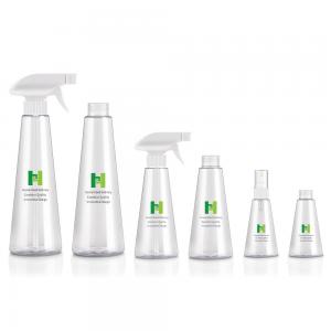 400ML 200ML Plastic Spray Bottles 60ML Environment Friendly PET For Beauty Care
