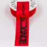 China Red Color Custom Prize Ribbons , Single Face Sports Grosgrain Ribbon wholesale