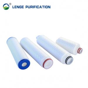 0.1μM Pore 10 Inch PP Pleated Filter Cartridge For Pre - Filtration