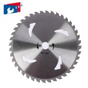 Tungsten Carbide Tipped TCT Saw Blade , Grass Trimmer Blades Thick Kerf